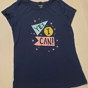 youth "yes I can!" daily affirmation t-shirt